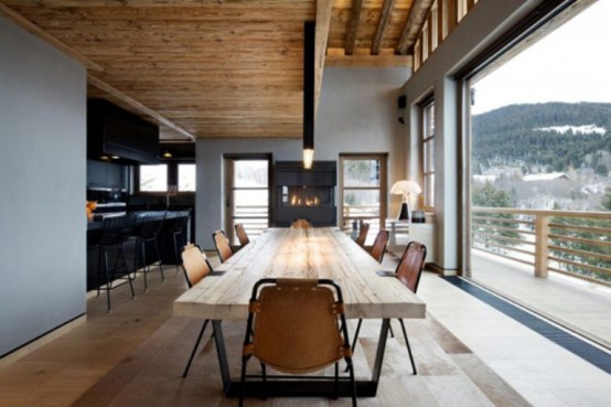 cabin in the woods mouintain retreat homesthetics luxurious-chalet .