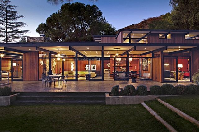 Mid-Century House With A Modern Touch In Los Angeles | DigsDigs .