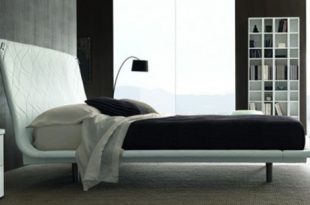 Minimalist Bed With The Corners That Can Be Curved - DigsDi