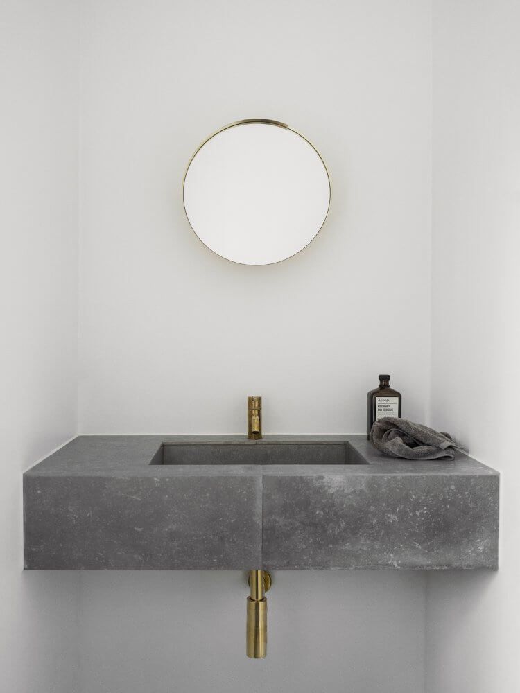 Copenhagen Apartment by Norm Architects | Minimalist bathroom .
