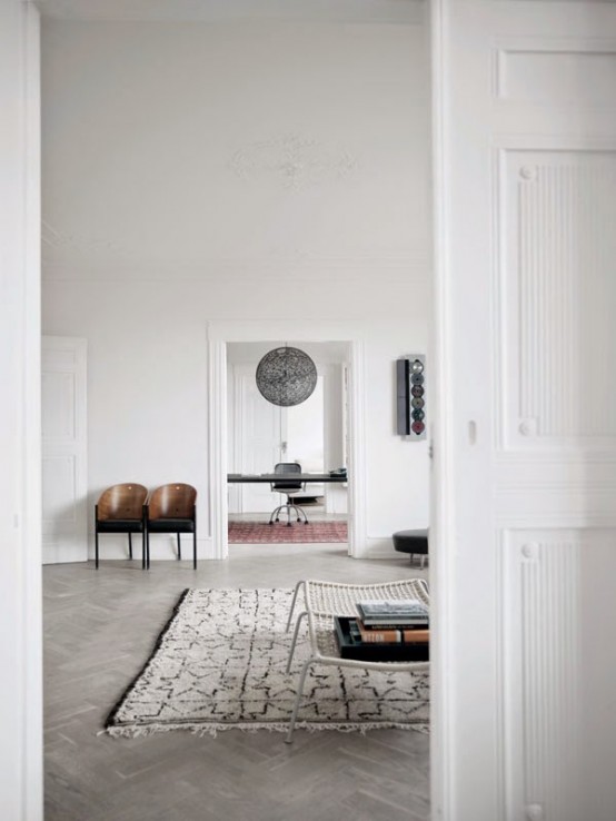 Minimalist Copenhagen Apartment For A Large Family