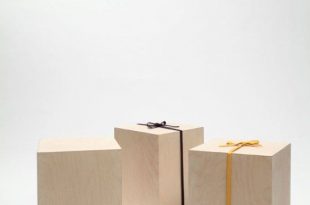 Minimalist Functional Stool Made Of A Box And A Cushion | Wooden .