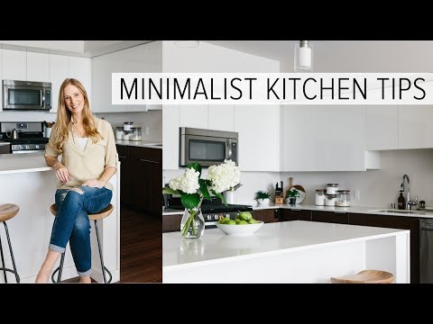 CREATING A MINIMALIST KITCHEN | clean, declutter and simplify .