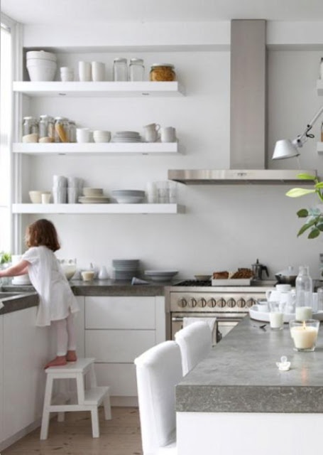 57 Concrete Kitchen Countertop Ideas - DigsDi
