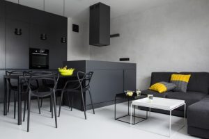 Minimalist Masculine Apartment Design With Neon Details And .