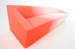 Minimalist Pink Sofa That Seems To Fade Out - DigsDi