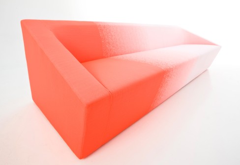 Minimalist Pink Sofa That Seems To Fade Out - DigsDi