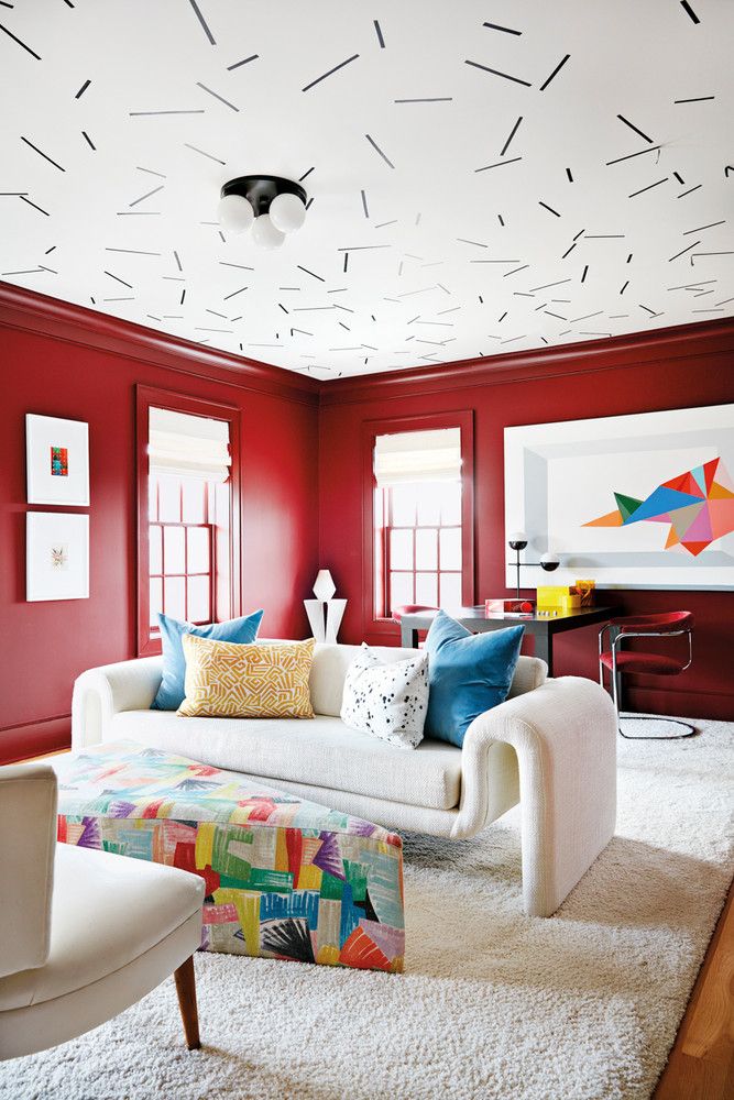 Angela Chrusciaki Blehm Artist Home With Bright Colors | Living .