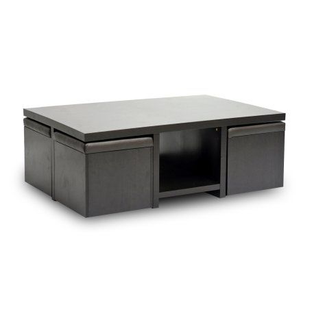 A very modern and cleverly designed coffee table where four .