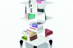 Modern and Asymmetric Freestanding Bookcases - Librespiral by .