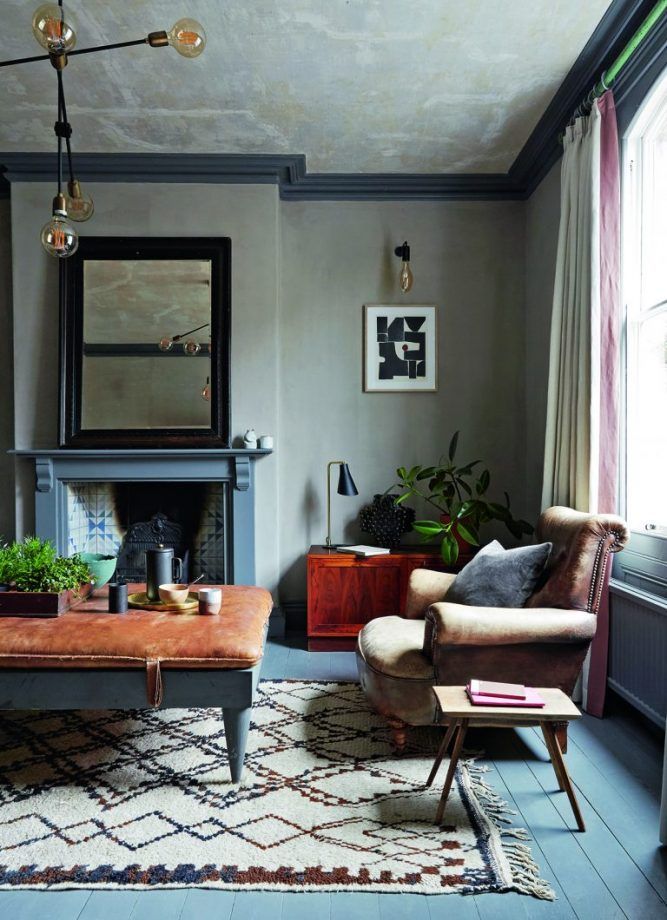 Moody And Dramatic Dark Living Room Ideas and Paint Inspiration .
