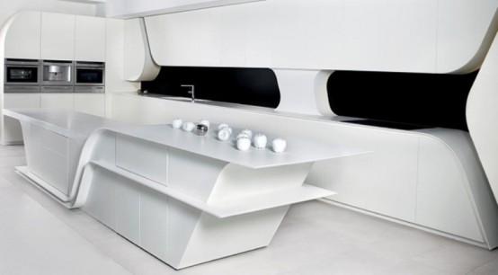 futuristic kitchen design Archives - DigsDi