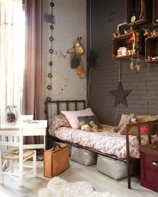 Modern And Vintage Interior Design In Shades Of Pink | Kid room .