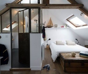 12+ Ethereal Bedroom Attic Staircases Ideas | Modern ev tasarımı .