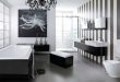 Modern Black and White Bathroom Design from Noken - DigsDi