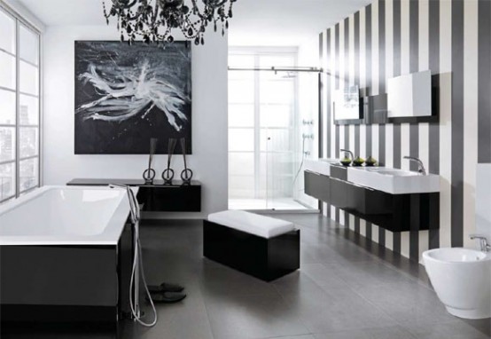 Modern Black And White Bathroom Design From Noken