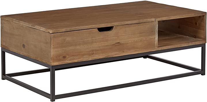 Amazon.com: Amazon Brand – Rivet Modern Reclaimed Fir Wood Storage .