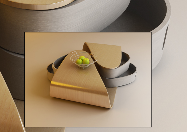 Modern Curved Table | Interior Design Ide