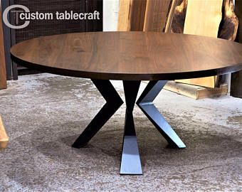 Designer's Modern Unique Leg | Etsy | Dining table, Round dinning .