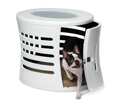 Zen Haus Luxury Crate End Table -White | Dog crate end table .