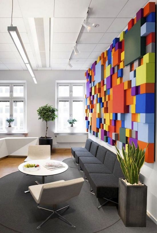 25 Awesome Rainbow Colors Interior design Ideas | Office interior .