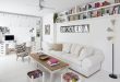 Vivacious White Apartment With Shabby Chic Furniture - DigsDi