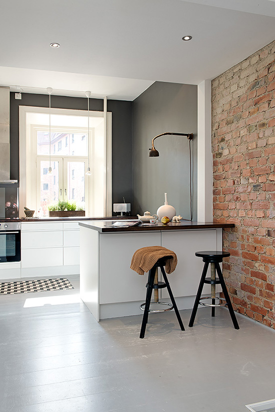Modern Kitchen Design In Calm Shades With Industrial Touches .