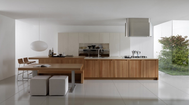 wooden finish kitchen | Interior Design Idea