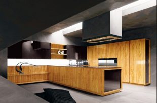 Modern Kitchen With Luxury Wooden and Marble Finishes - Yara Vip .