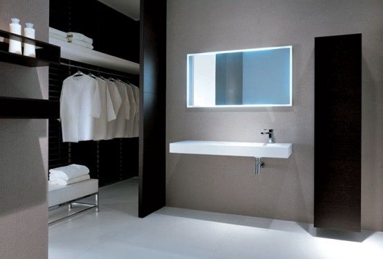 Modern Minimalist Bathroom Designs | Minimalistische badgestaltung .