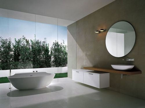 Enticing Minimalist Bathroom Designs by Michael Schmidt .