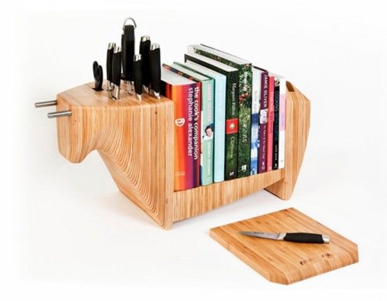 Modern Multifunctional Kitchen Shelf (With images) | Small space .