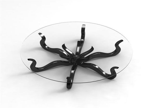 glass octopus coffee table | Modern interior decor, Cool furniture .