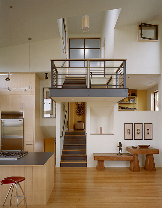 Modern Remodel Of The Post War Split Level House Into A Five Level .