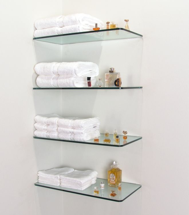 glass shelves for bathroom … | Glass shelves in bathroom, Glass .
