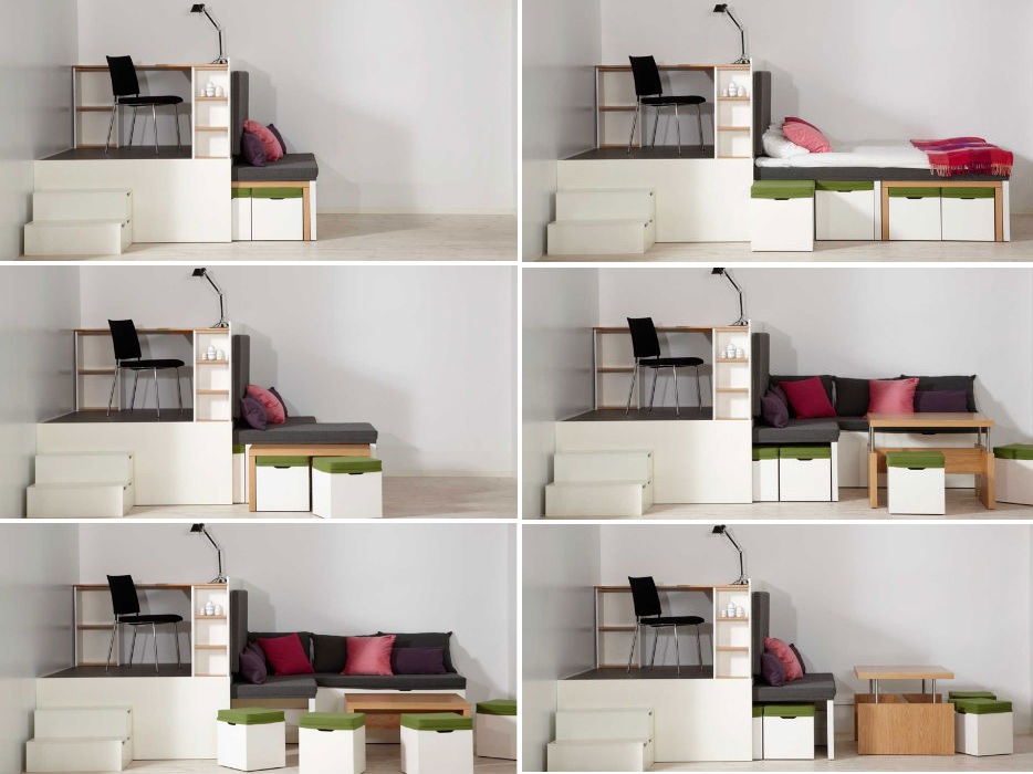 50 Awesome Furniture Designs Inspired by Small Spac