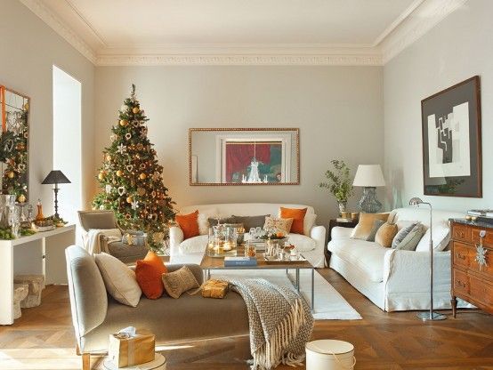 Modern Spanish House Decorated For Christmas | Christmas .