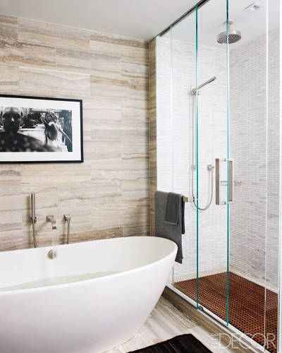 Hilary Swank's Manhattan Retreat | Dream bathrooms, Bathroom .