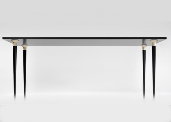 Modern Table That Shows Its Construction as Design Feature - WL01 .