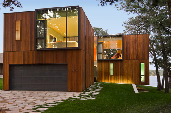 House On Lake Okoboji – modern wooden house design - The Great .