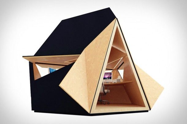 Tetra Shed - futuristic working space | Modular office, Shed .