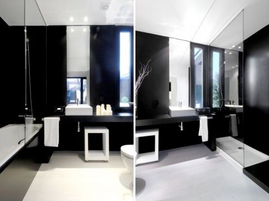 Modular Glossy Black Houses by A-Cero | Decoracion de interiores .