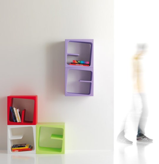 Versatile Bookcase In Attractive Colors Quby By B-Li