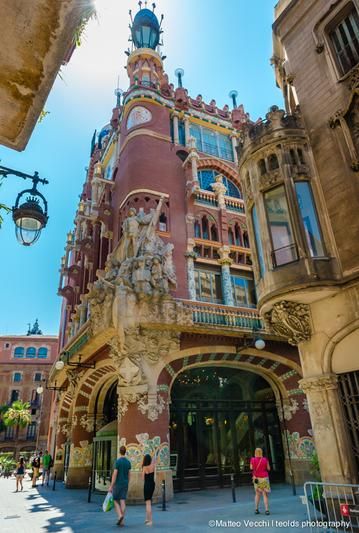 The Art Nouveau building | Palau de la Música Catalana | Barcelona .
