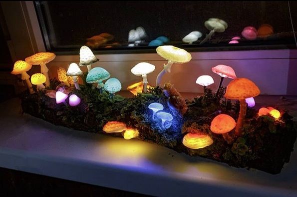 These Glowing Mushroom Lamps Are Pure Magic And I Want Them All .