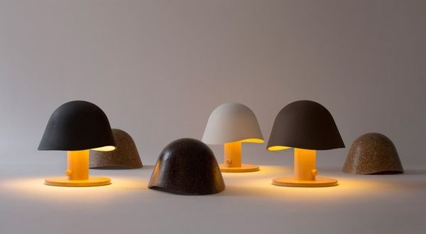 Minimalist Mushroom-Inspired Lighting : Mush Lamp by Claudia Gar