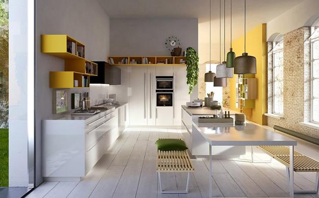 New Kitchen Design with Modular Furniture from Snaide