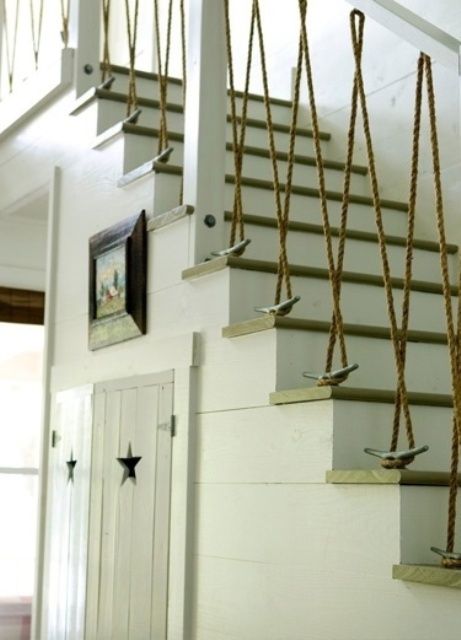 20 Nautical-Inspired Staircases For Beach Homes And Not Only .