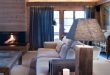 Neutral And Cozy Alps Chalet Interior In Rough Wood (With images .