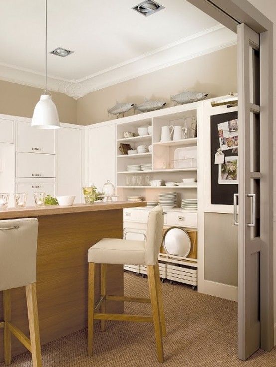 Cool Neutral Kitchen Design In Natural Colors And Materials: Cool .